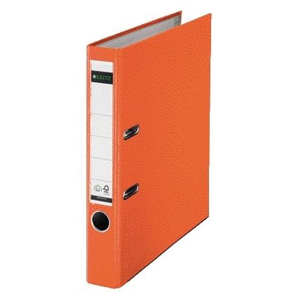 Leitz - Ordner 1015 180° 50mm pp a4 oranje