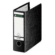 Leitz - Ordner 1075 180° 77mm cartón A5 recto negro | 5 piezas