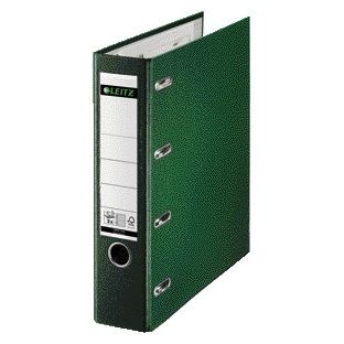 Leitz - Ordner a4 80mm pp bank 2mech groen | 5 stuks