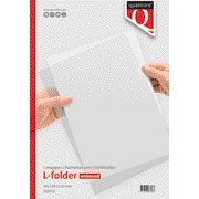 Quantore - Carpeta insertable modelo L A4 PP 0,12 mm grano 25 piezas