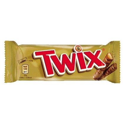 Twix - Barretta di cioccolato 25x50 grammi