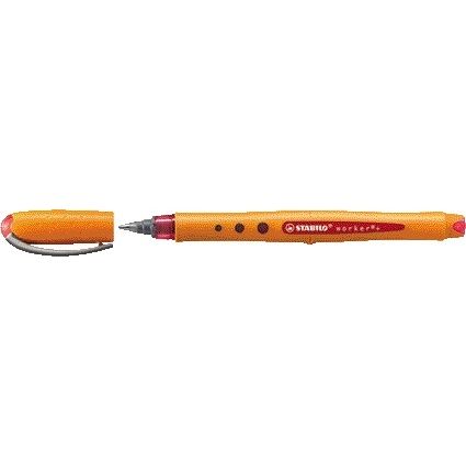 Stabilo - Rollerpen worker 2018/40 medium rood | 10 stuks