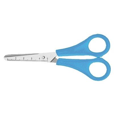Westcott - Children's scissors 130mm round point light blue