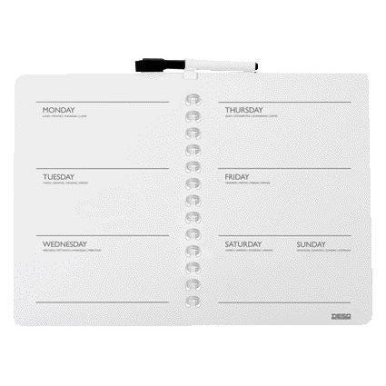 Desq - Tableau de planification semaine 28x40cm magnétique