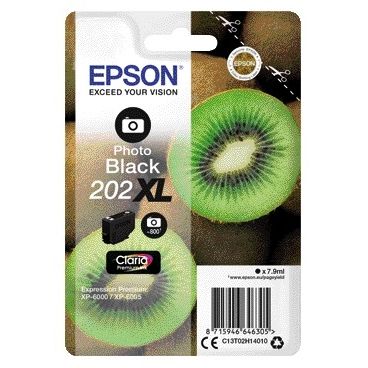 Epson - Cartucho de tinta 202XL T02H14 foto negro