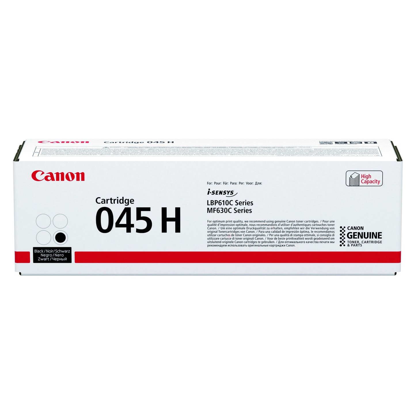 Canon - 045 H tonercartridge 1 stuk(s) Origineel Zwart