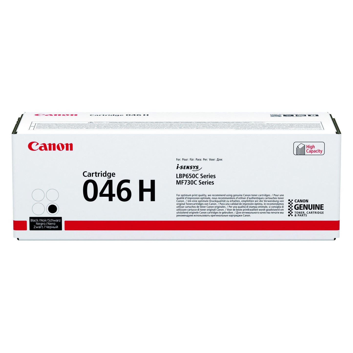Canon - 046 H tonercartridge 1 stuk(s) Origineel Zwart