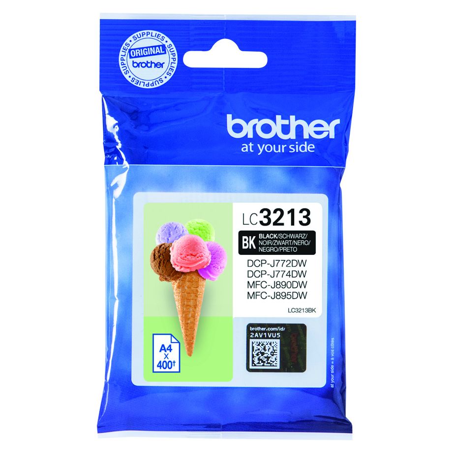 Brother - Cartouche d'encre LC-3213BK noire