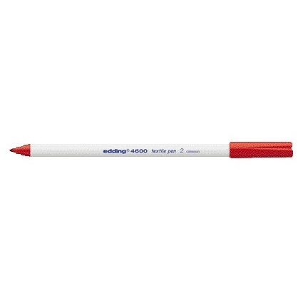 Edding - Textielmarker 4600 rond 1mm rood