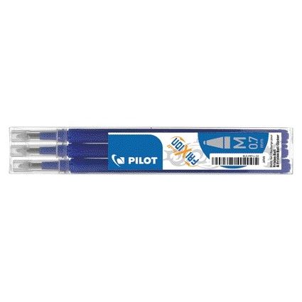 Pilot - Rollerpenvulling friXion medium blauw set à 3 stuks