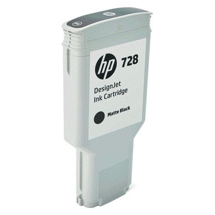 HP - Cartucho de tinta f9j68a 728 negro mate