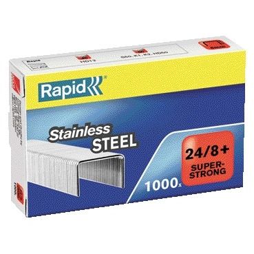 Rapid - Agrafes 24/8 inox super résistantes 1000 pièces