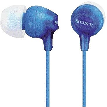 Sony - Auricolare EX15LP basic blu