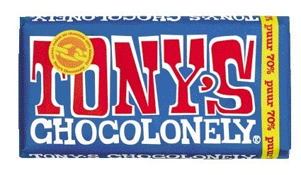 Tony's Chocolonely - Barra de chocolate negro 180gr | 15 piezas