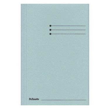 Esselte - Dossiermap folio 3 kleppen manilla 275gr blauw