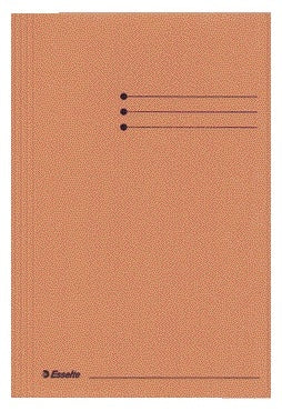 Esselte - Dossiermap folio 3klep manilla 275gr oran | 50 stuks