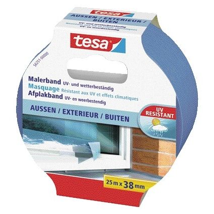 Tesa - Afplake ® Profesional exterior 25mx38mm azul | 8 piezas