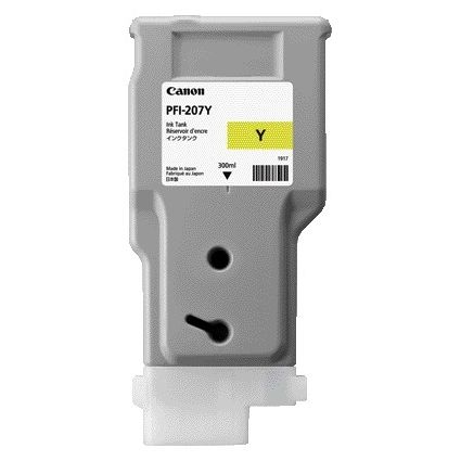 Canon - PFI-207 Y inktcartridge 1 stuk(s) Origineel Geel