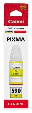 Canon - Botella de recarga de tinta GI-590 amarilla