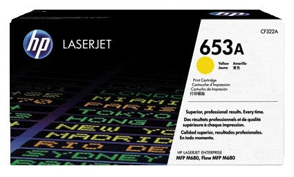 HP - Cartouche toner cf322a 653a jaune