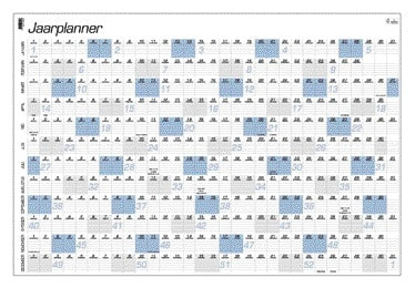 Quantore - Jaarplankalender 2027 a1 84x57cm