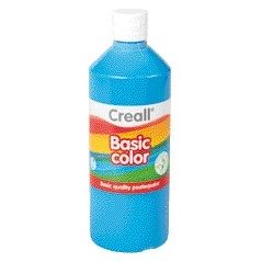 Creall - Pintura para carteles basico azul 500ml | 6 piezas