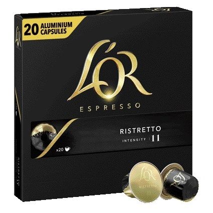 L'or - Coffee cups espresso Ristretto 20 pieces