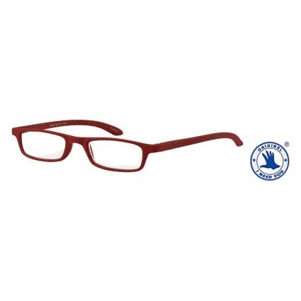 Quantore - Occhiali da lettura +3.00 dpt Cerniera rossa