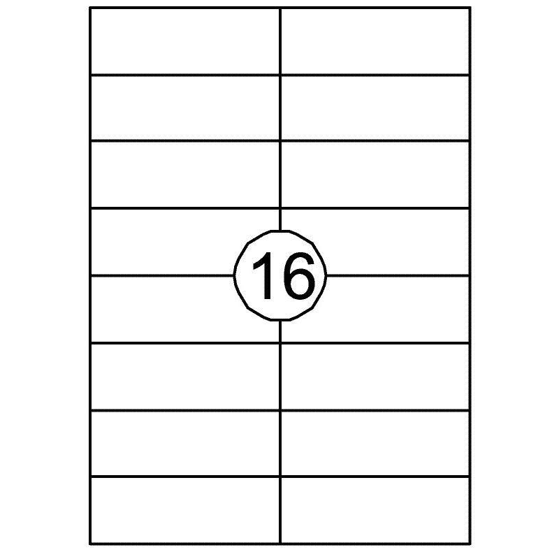 Quantore - Etiqueta 105x37mm 1600 piezas