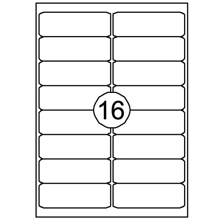 Quantore - Etiket 99.1x33.9mm 1600 stuks