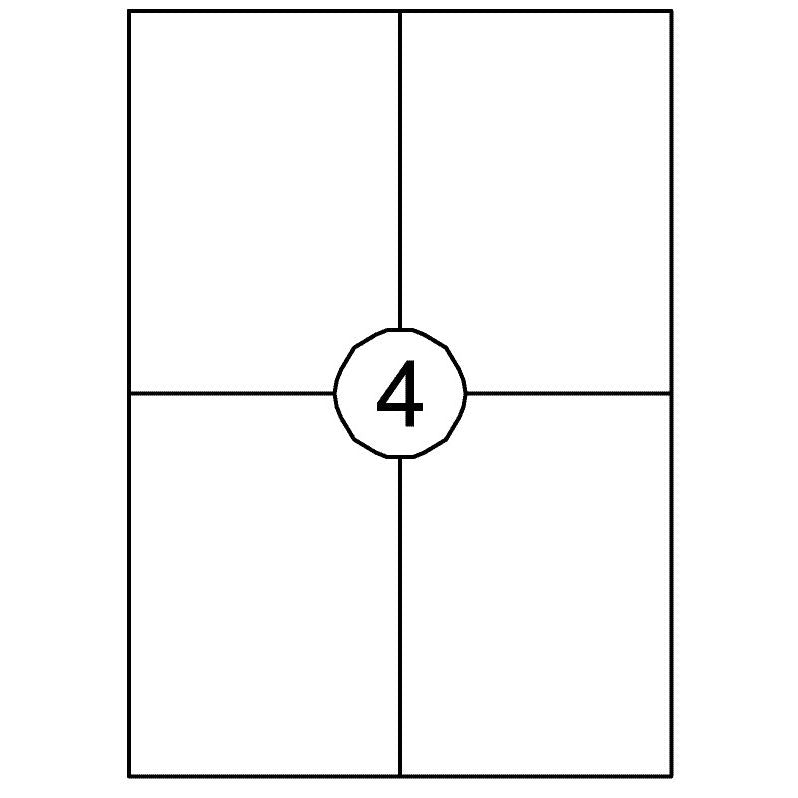 Quantore - Etiquette 105X148mm 60 pièces