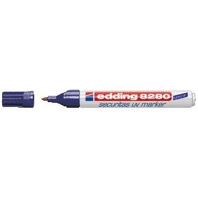 Edding - Viltstift 8280 onzichtbaar rond 1.5-3mm UV blister à 1 stuk | 10 stuks