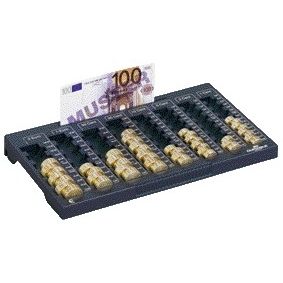 Durevole: scatola per la raccolta differenziata dei soldi Euroboard L 324x34x190mm