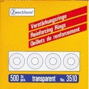 Avery Zweckform - Anelli di rinforzo Zweckform 3510 13Mm 500 pezzi trasp | 10 pezzi