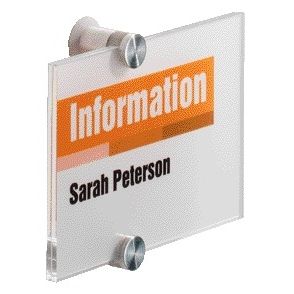 Durable - Deurbordje crystal sign 4821 148x105mm