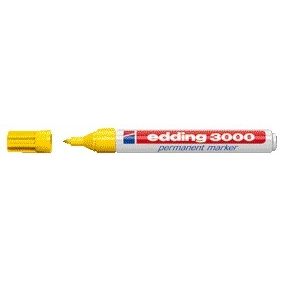 Edding - Filzstift 3000 rund 1,5-3mm gelb | 10 Stück