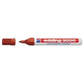 Edding - Viltstift 3000 rond 1.5-3mm bruin
