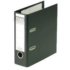 Elba - Ordner Rado Plast A5 de pie 75mm PVC negro