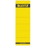 Leitz - Rugetiket breed/kort 62x192mm zelfklevend geel 10 stuks