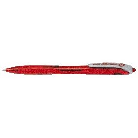 Pilot - Bolígrafo Begreen Rexgrip mediano rojo