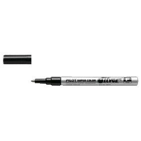 Pilot - Viltstift super sc-s f zilver | 12 stuks