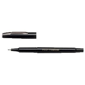 Pilot - Fineliner fine black | 12 pieces