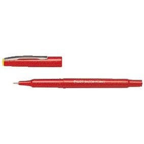 Pilot - Fineliner Razor Point fein rot | 12 Stück
