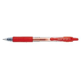 Pilot - Gelschrijver G-2 medium rood