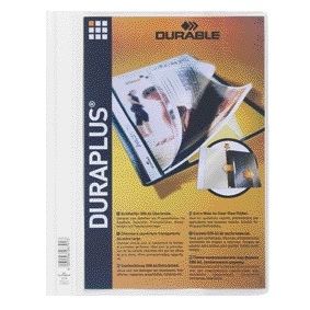 Durable - Snelhechtmap Duraplus A4 wit