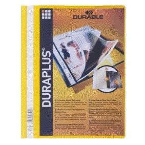 Durevole - Cartella a fissaggio rapido Duraplus A4 giallo | 25 pezzi