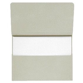 Jalema - Taschenmappe Folio aus 100 % recyceltem Karton, 250 g, Grau
