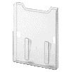 Exacompta - Wall element brochure holder A4 1-compartment clear transparent