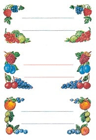 HERMA - Etiket 3784 keuken fruit
