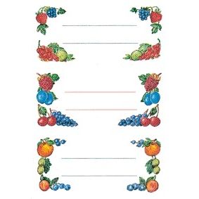HERMA - Etiqueta 3784 fruta de cocina | 10 piezas